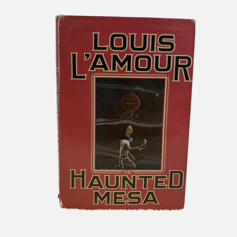 Book-fiction, “Haunted Mesa” by Louis Lamour.  1st Ed. 1987. Western